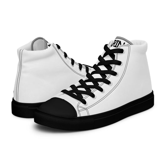 Men’s high top canvas shoes