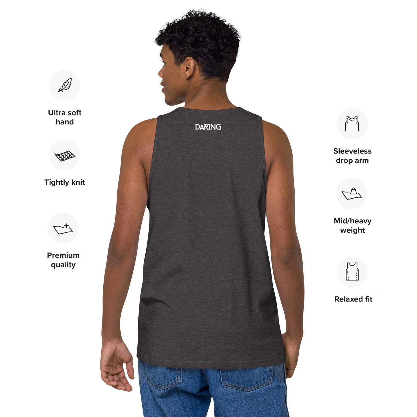 DARING Men’s premium tank top