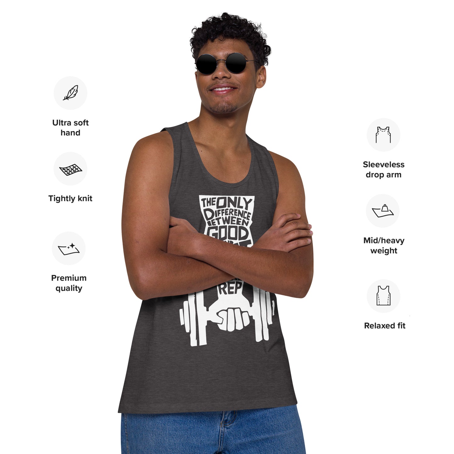 DARING Men’s premium tank top