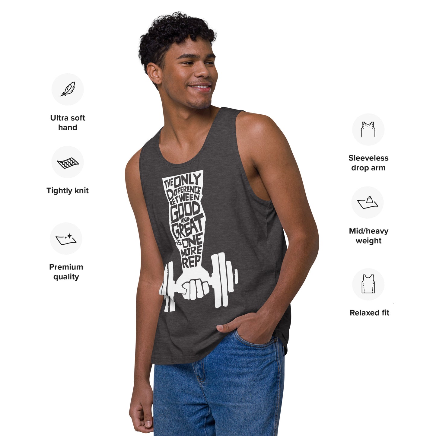 DARING Men’s premium tank top